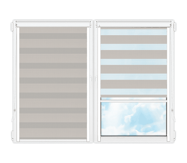 Рулонные кассетные шторы День Ночь Делия-116 цена. Купить в «Мастерская Жалюзи»