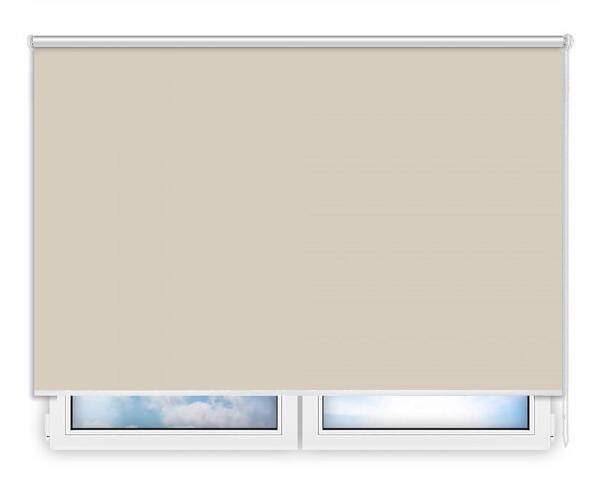 Стандартные рулонные шторы Металлик-темно-бежевый цена. Купить в «Мастерская Жалюзи»