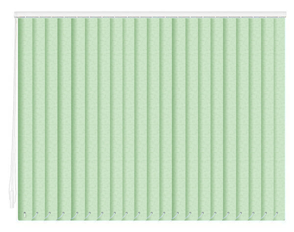 Тканевые вертикальные жалюзи Адель-светло-зелёная цена. Купить в «Мастерская Жалюзи»