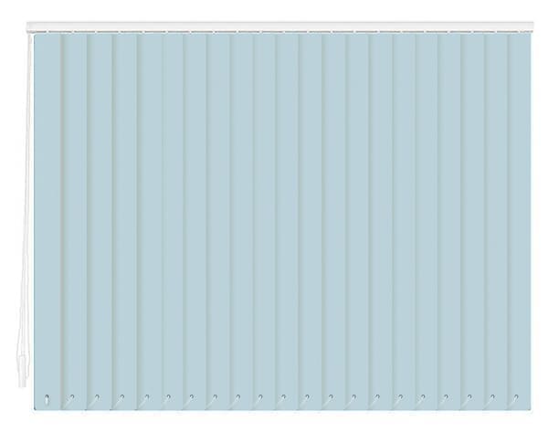 Тканевые вертикальные жалюзи Олимпик-БО-голубой цена. Купить в «Мастерская Жалюзи»